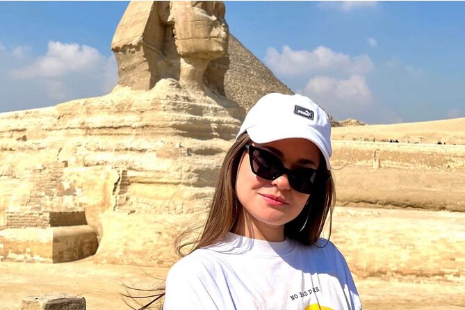 Top Tour Giza Pyramids ,Sphinx ,camel ride and ATV safari - Stop 3: Great Sphinx and the Valley Temple of Khafre