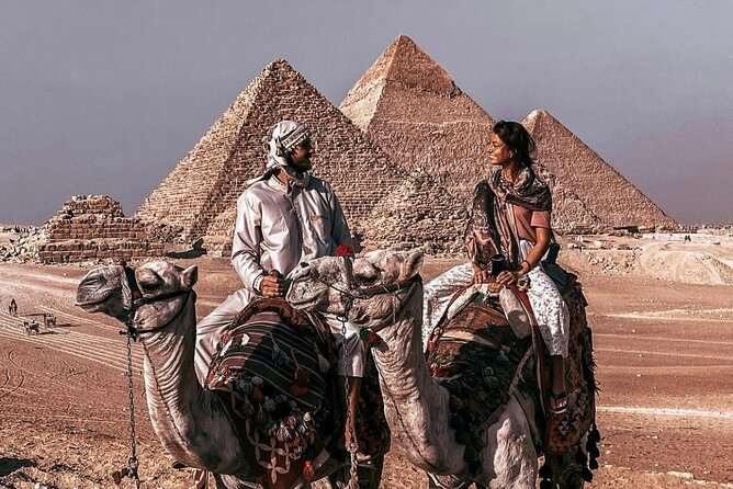 Tour to Giza , Grand Egyptian Museum with Lunch Pyramids View - Lunch at Khufu Restaurant: A Luxury Break With a Three-Pyramid View