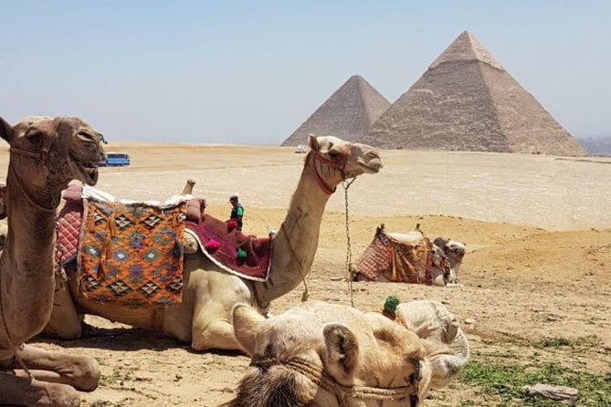 Tour to Giza pyramids Memphis Sakkara and Felucca on the Nile - Giza Plateau: Cheops, Chephren, Menkaure, Sphinx, and the Valley Temple