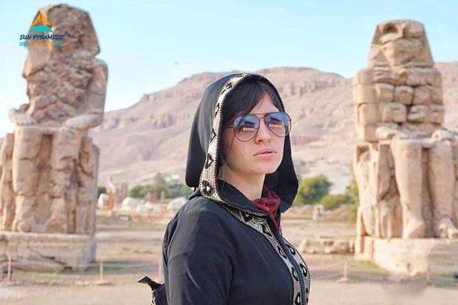 Tour to The East &West Bank of the Nile Visiting Luxor-Karnak-Hatshepsut Temples - Colossi of Memnon: a quick pass with big-scale presence