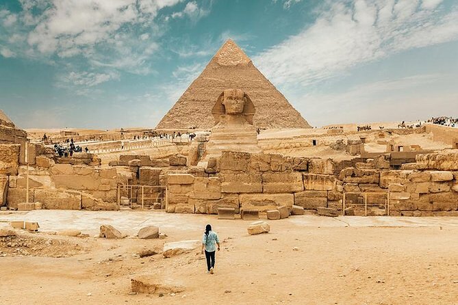 Trip to Grand Egyptian museum from Alexandria Port - Giza with a plan: Pyramids, Sphinx, and Valley Temple