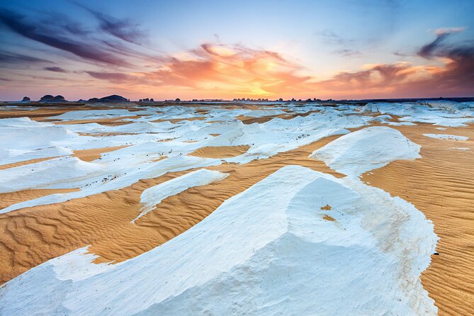Two Days Tour To Bahariya Oasis And White Desert From Cairo - Wadi el Agabat + sandboarding: the White Desert starts to feel unreal