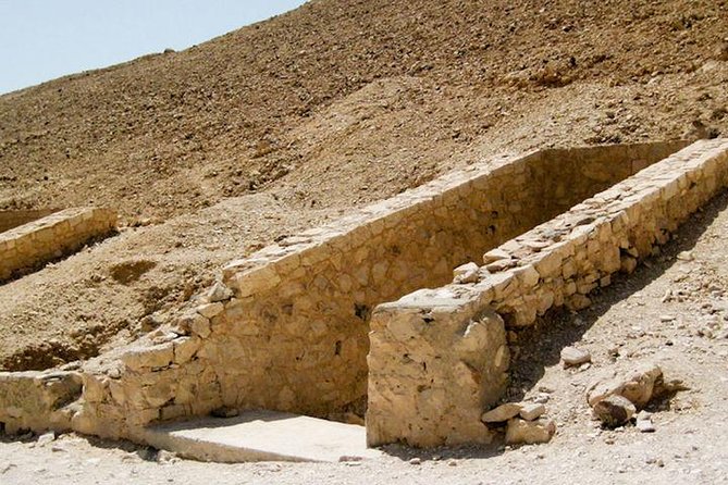 Valley Of The Nobles, Valley Of The Artisans and Deir El-Medina - The Temple of Deir el-Medina and Hathor’s Final Judgement carvings