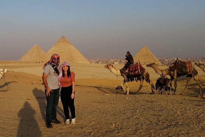 VIP Giza Pyramids,Sphinx, Camel ride, lunch & inside 3rd pyramid - Panorama Mountain: the photo stop with a story
