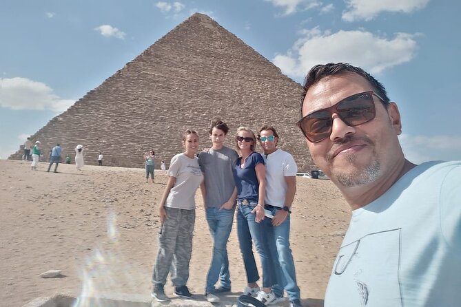 VIP Giza Pyramids,Sphinx, Camel ride, lunch & inside 3rd pyramid - Egyptologist energy: guides who make the stones talk