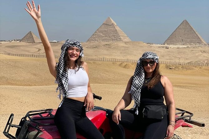 VIP Giza Pyramids,Sphinx,ATV bike,CamelRide,Shopping&DinnerCruise - Key highlights you’ll feel immediately