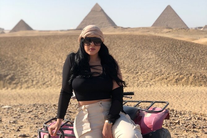 VIP Giza Pyramids,Sphinx,ATV bike,CamelRide,Shopping&DinnerCruise - Great Sphinx close-up and the best photo stops (without wasting your day)
