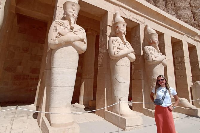 VIP Luxor 4-Hours Private Valley Kings, Hatshepsut Temple & Lunch - Colossi of Memnon: short stop, big “wait, that’s it?” payoff