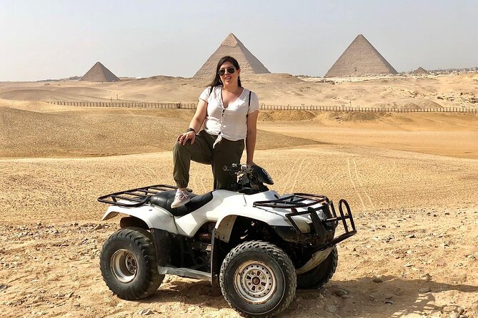 VIP Private GizaPyramids,Sphinx,Camel,QuadBike&Inside 3rd Pyramid - Pyramids of Giza (first stop): getting the big picture without rushing