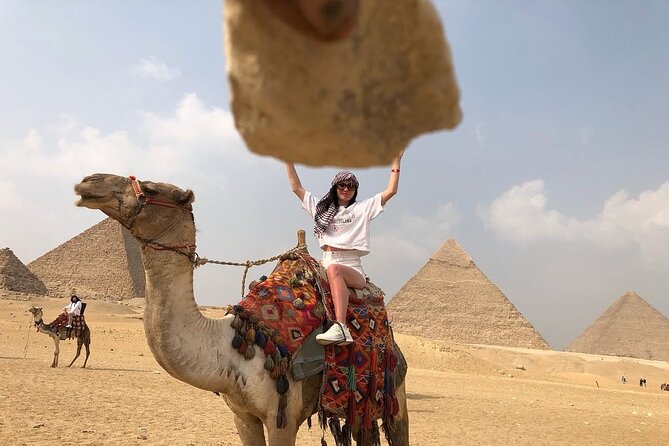 ViP Private Tour Giza Pyramids,Sphinx,camel ride , inside Pyramid - Giza Plateau Highlights: Khufu, Khafre, Menkaure, Plus Options