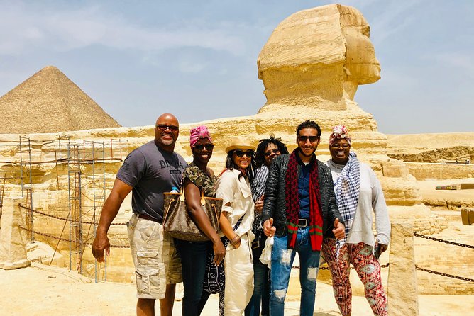 VIP Pyramids of Giza,Sphinx,sakkara,Memphis tour + camel ride - First Stop: Giza Pyramids in a 2-Hour Window