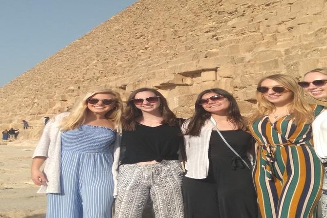 VIP Tour inside Giza Pyramids - The subterranean pit: structure, barriers, and dead-end details