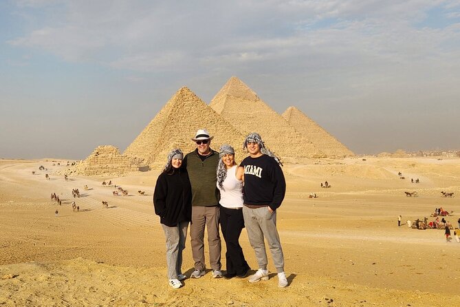 VIP tour of Giza plateau - Entering the Pyramids of Giza: Great Pyramid, Khafre, and Menkaure