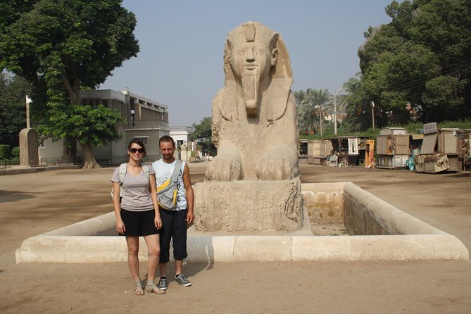 visit the pyramids of Giza + the necropolis of Saqqara + the Memphis site. - Timing that actually feels manageable (about 8 hours)