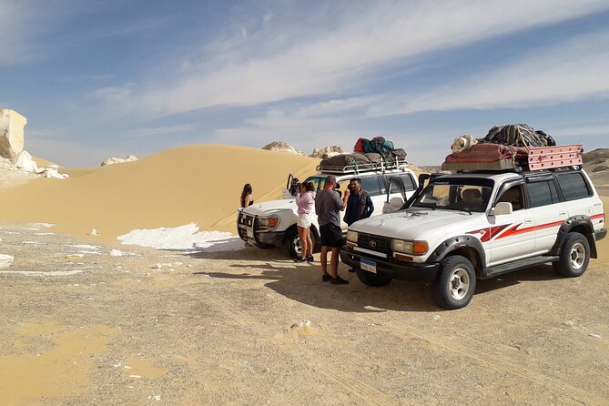 White Desert Overnight Tour From Cairo - Day 1 in the Black Desert: cool springs, Crystal Mountain, and off-road “diamonds”